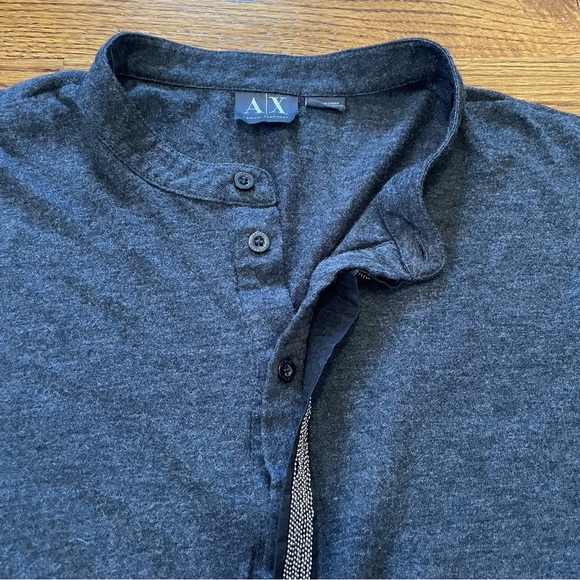 Armani Exchange Gray Bedazzled Women's Shirt - Picture 4 of 8